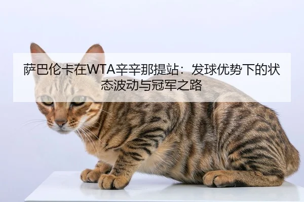 萨巴伦卡在WTA辛辛那提站：发球优势下的状态波动与冠军之路